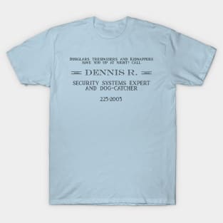 Dennis' Business Card (BW) T-Shirt